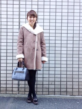 sakakiさん（レディース・157cm）の冬コーディネート