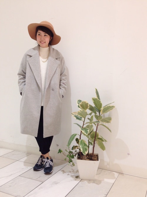 Ｒｉｎａｊｏｕｒ(リナジュール)  LONG BRIM  WOOL BOWLER ハット    (6030)
