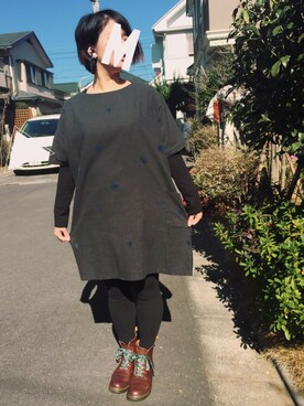 真宮蛍さん（レディース・163cm）の冬コーディネート