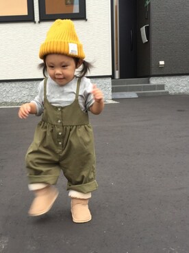 「1辛」｜saku_chanさん（キッズ・70cm）の秋コーディネート