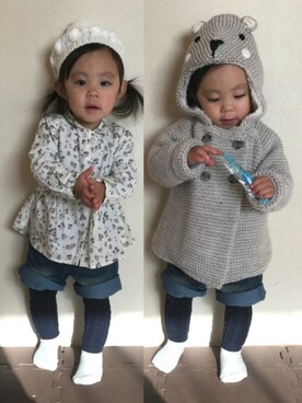 saku_chanさん(キッズ・70cm)の秋コーディネート