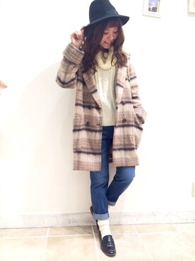 YURIKAさん（レディース・160cm）の冬コーディネート