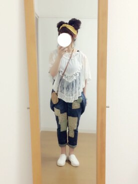 アカネ混柄問さんのコーディネート