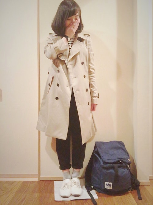 Nokka Indiviのトレンチコートを使ったコーディネート Wear