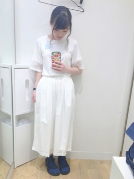 「chambre de charme（シャンブルドゥシャーム）のアイテム（アクセサリー）」を使った、nokkaさん（レディース・152cm）の夏コーディネート