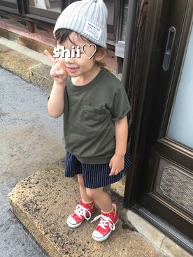 しー♡なー♡はー♡さん（キッズ・100cm）の秋コーディネート