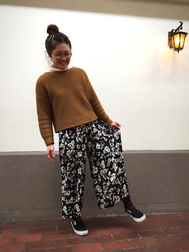 「zootie」｜「アイテム（スニーカー）」を使った、natsumiさん（レディース・164cm）の冬コーディネート