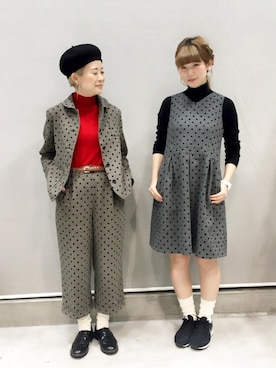 「My Fav. CHILD WOMAN（マイファブチャイルドウーマン）のアイテム」を使った、yumaさん（レディース・165cm）の秋コーディネート