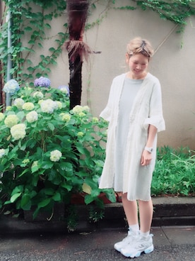 「My Fav. CHILD WOMAN（マイファブチャイルドウーマン）のアイテム」を使った、yumaさん（レディース・165cm）の春コーディネート