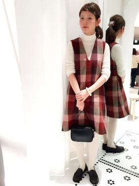 Dot Stripes Child Woman ドットアンドストライプス チャイルドウーマン のジャンパースカートを使った人気ファッションコーディネート Wear