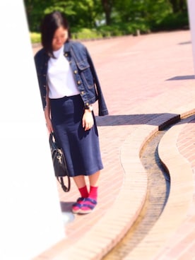 「美術館」｜mahさん（レディース・156cm）の春コーディネート