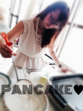 「URBAN RESEARCH（アーバンリサーチ）のペプラムブラウス
（シャツ/ブラウス、ピンク系）」を使った、みゆとさん（レディース・160cm）の夏コーディネート