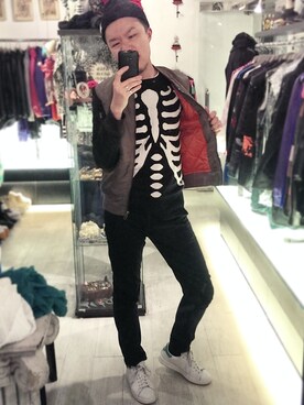 「Chinos」｜Paak Chanさん（メンズ・173cm）の冬コーディネート