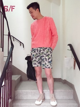 「DULUTH PACK（ダルースパック）のアイテム」を使った、Paak Chanさん（メンズ・173cm）の春コーディネート