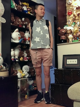 「INSTA PUMP FURY」｜Paak Chanさん（メンズ・173cm）の夏コーディネート