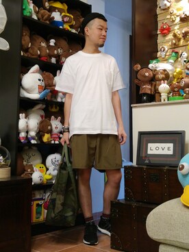 「ultra boost J&D」｜Paak Chanさん（メンズ・173cm）の夏コーディネート