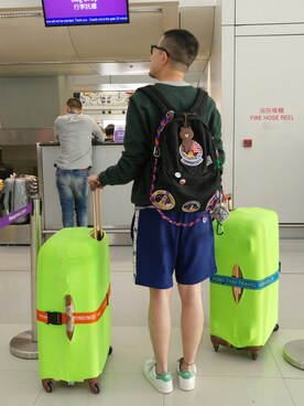 「Epperson Mountaineering（エパーソンマウンテニアリング）のアイテム」を使った、Paak Chanさん（メンズ・173cm）の秋コーディネート