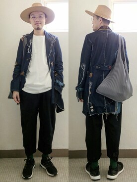 「ultra boost J&D」｜Paak Chanさん（メンズ・172cm）の秋コーディネート