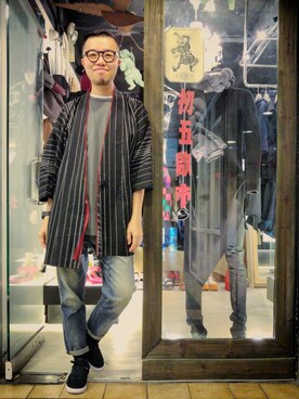 「happy new year」｜Paak Chanさん（メンズ・172cm）の冬コーディネート