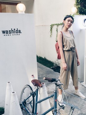「Taichung」｜「アイテム（オールインワン・サロペット）」を使った、panさん（レディース・168cm）の夏コーディネート