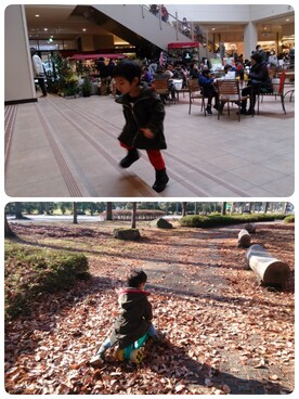 「アイテム（モッズコート）」を使った、るいさん（キッズ・100cm）の春コーディネート