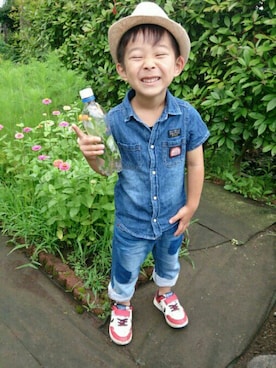 るいさん（キッズ・100cm）の夏コーディネート