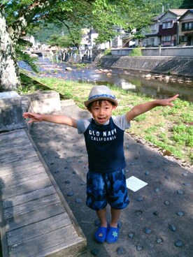 るいさん（キッズ・100cm）の夏コーディネート