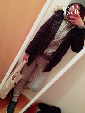 「A La mode Marche（アラモードマルシェ）のアイテム」を使った、marikoさん（レディース・162cm）の冬コーディネート