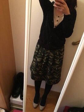 「A La mode Marche（アラモードマルシェ）のアイテム」を使った、marikoさん（レディース・162cm）の冬コーディネート