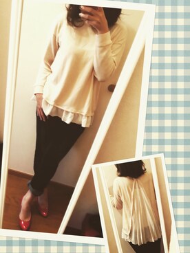 「LOOPのアイテム」を使った、marikoさん（レディース・162cm）の冬コーディネート