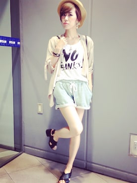 さやねぇさん（レディース・168cm）の夏コーディネート