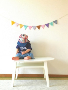 tomomiさん（キッズ・70cm）の夏コーディネート