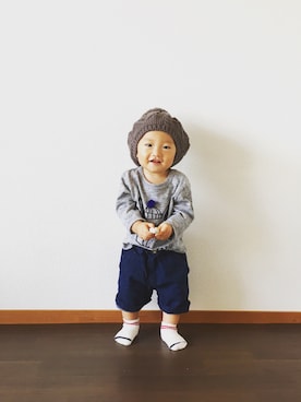 tomomiさん(キッズ・70cm)の秋コーディネート