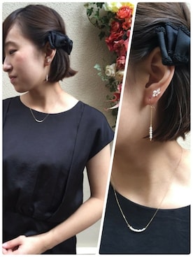 「TAKE-UP（テイクアップ）のアイテム」を使った、TAKE-UP_STAFFさん（レディース・158cm）の秋コーディネート