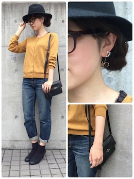 TAKE-UP_STAFFさん（レディース・158cm）の秋コーディネート