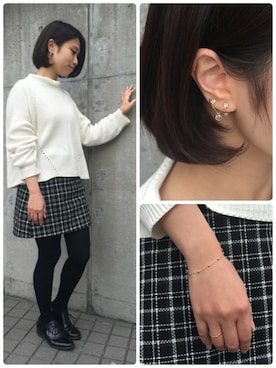 TAKE-UP_STAFFさん（レディース・158cm）の冬コーディネート