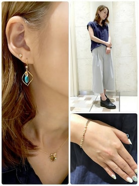 TAKE-UP_STAFFさん（レディース・162cm）の夏コーディネート