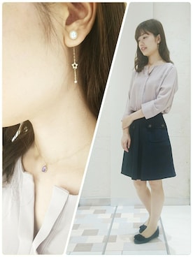 「TAKE-UP（テイクアップ）のアイテム」を使った、TAKE-UP_STAFFさん（レディース・158cm）の秋コーディネート