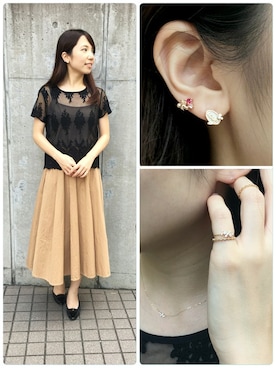 「リング」｜TAKE-UP_STAFFさん（レディース・150cm）の秋コーディネート
