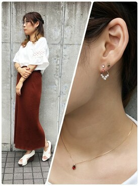 「TAKE-UP（テイクアップ）のアイテム」を使った、TAKE-UP_STAFFさん（レディース・158cm）の秋コーディネート