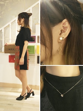 「ゴールドアクセ」｜TAKE-UP_STAFFさん（レディース・158cm）の秋コーディネート