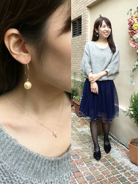 「TAKE-UP（テイクアップ）のアイテム」を使った、TAKE-UP_STAFFさん（レディース・151cm）の秋コーディネート