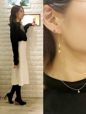 「TAKE-UP（テイクアップ）のアイテム」を使った、TAKE-UP_STAFFさん（レディース・158cm）の冬コーディネート