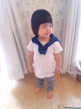 「apres les cours（アプレレクール）のアイテム（その他パンツ、ブラック系）」を使った、花ほたるさん（レディース・167cm）の秋コーディネート