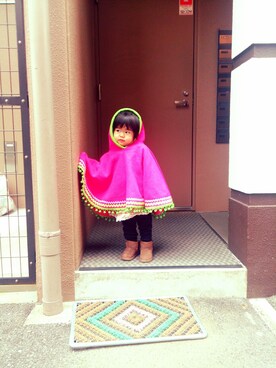 「赤ちゃん本舗（アカチャンホンポ）のアイテム（ブーツ、ブラウン系）」を使った、花ほたるさん（レディース・167cm）の秋コーディネート