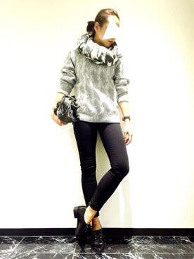 「J.FERRY（ジェイフェリー）のアイテム」を使った、MINAKOさん（レディース・165cm）の秋コーディネート