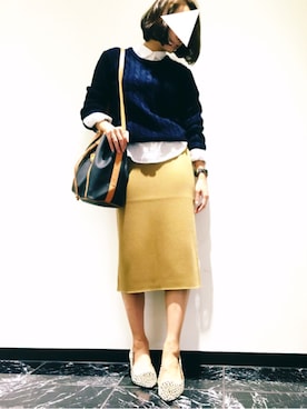 「J.FERRY（ジェイフェリー）のアイテム」を使った、MINAKOさん（レディース・165cm）の秋コーディネート