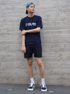 「スケートスタイル」｜hsmtさん（メンズ・180cm）の夏コーディネート