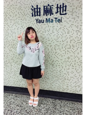 「旅遊」｜little an ningさん（レディース・151cm）の冬コーディネート