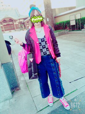 「MONKI（モンキ）のアイテム（キャミソール）」を使った、psadyさん（レディース・163cm）の春コーディネート